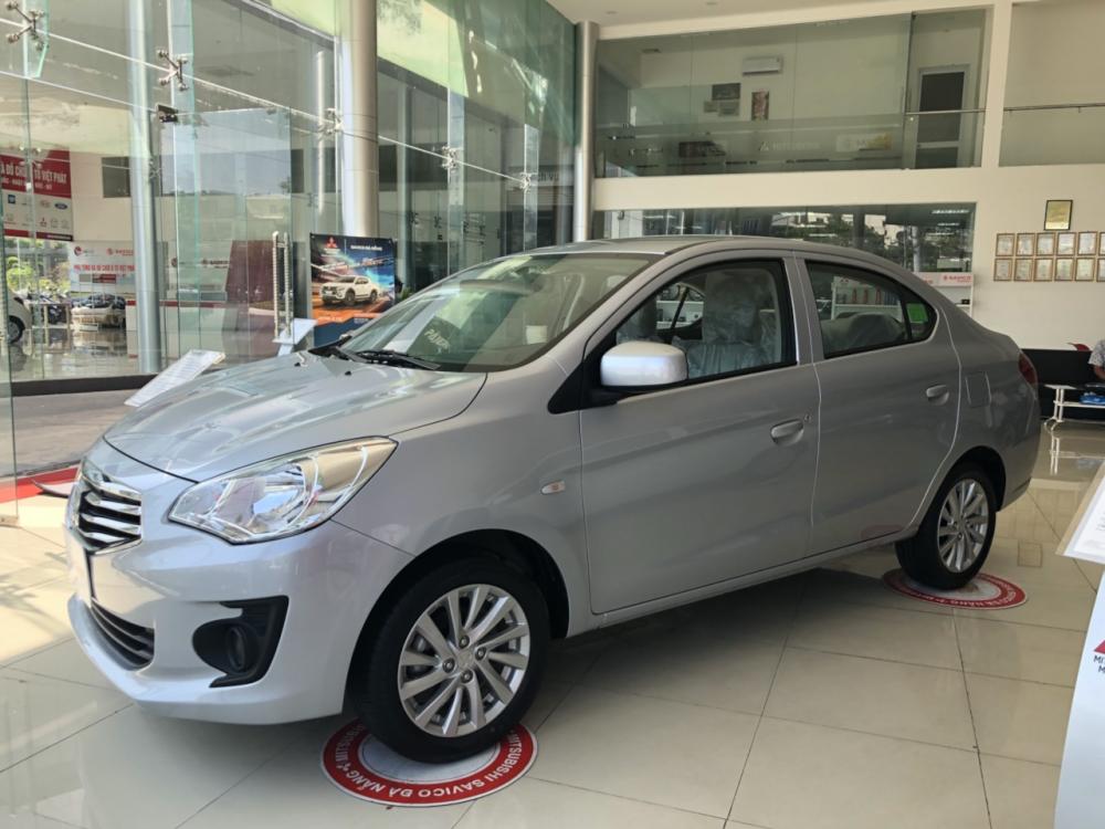 Mitsubishi Attrage 2018 - [Siêu rẻ] Mitsubishi Attrage nhập Thái, 5L/100km, xe chạy Grab hiệu quả, cho vay 80% - LH ngay: 0905.91.01.99 Phú