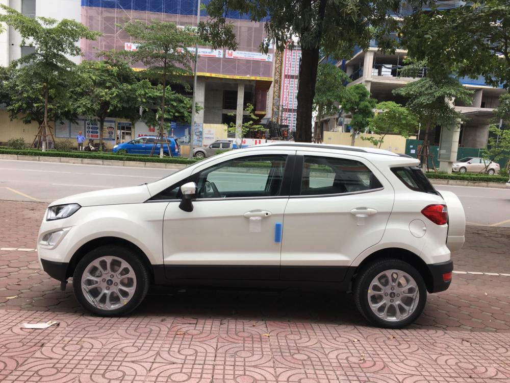 Ford EcoSport 2018 - Cần bán lại xe Ford EcoSport 1.5L Titanium 2019, màu trắng, giá tốt