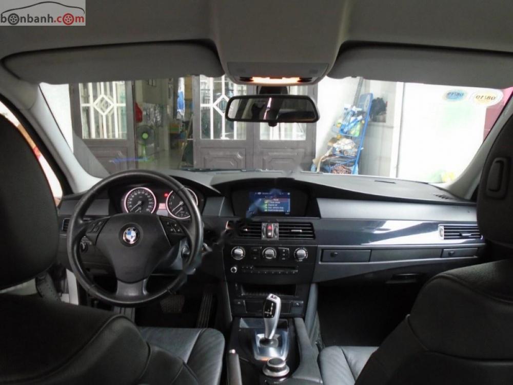 BMW 5 Series 523i 2008 - Bán xe BMW 5 Series 523i đời 2008, màu bạc, nhập từ Đức