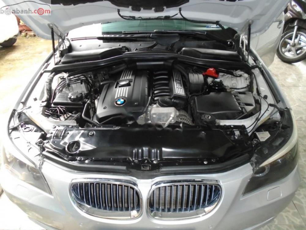 BMW 5 Series 523i 2008 - Bán xe BMW 5 Series 523i đời 2008, màu bạc, nhập từ Đức