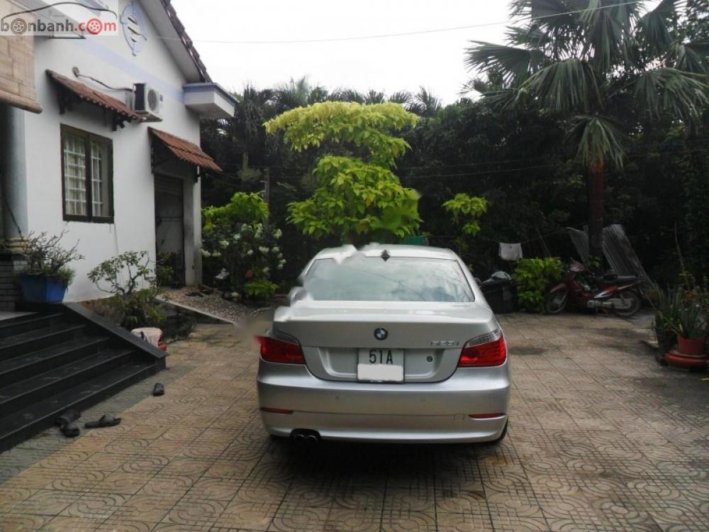 BMW 5 Series 523i 2008 - Bán xe BMW 5 Series 523i đời 2008, màu bạc, nhập từ Đức