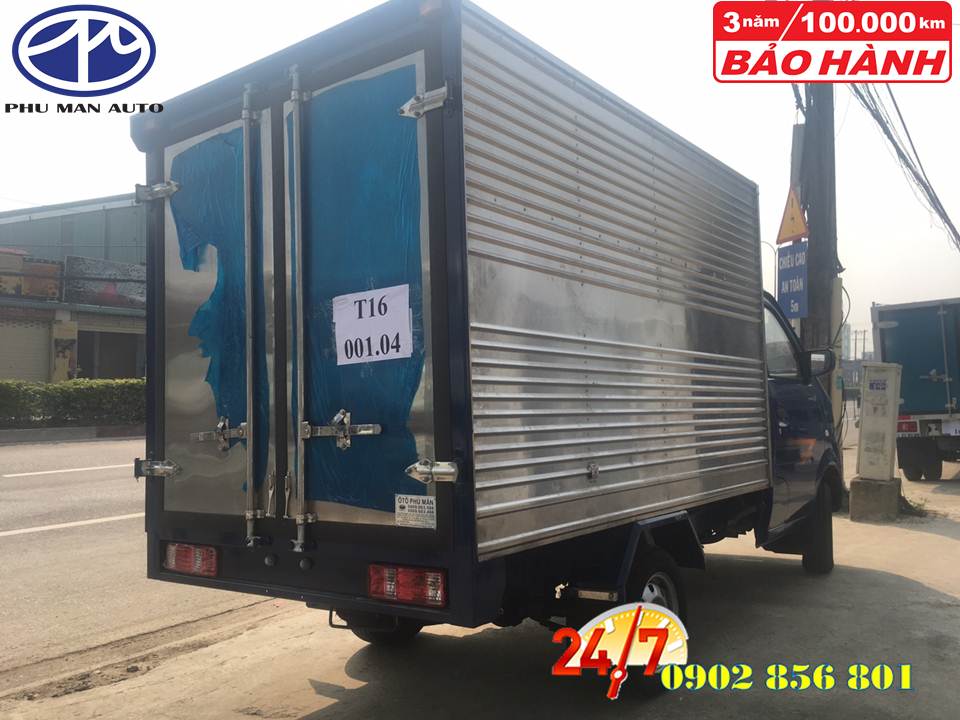 Xe tải 500kg - dưới 1 tấn 2018 - Xe tải Dongben 870kg, thùng dài 2 mét 4, trả góp 70tr lấy xe