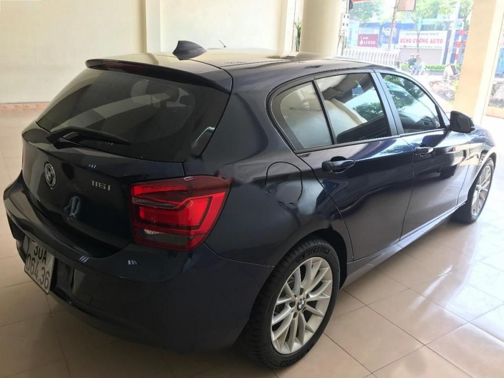 BMW 1 Series   2013 - Cần bán xe BMW 1 Series đời 2013, màu xanh lam, nhập khẩu nguyên chiếc  