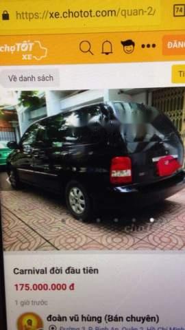 Kia Carnival 2005 - Bán Kia Carnival năm 2005, màu đen, giá rẻ