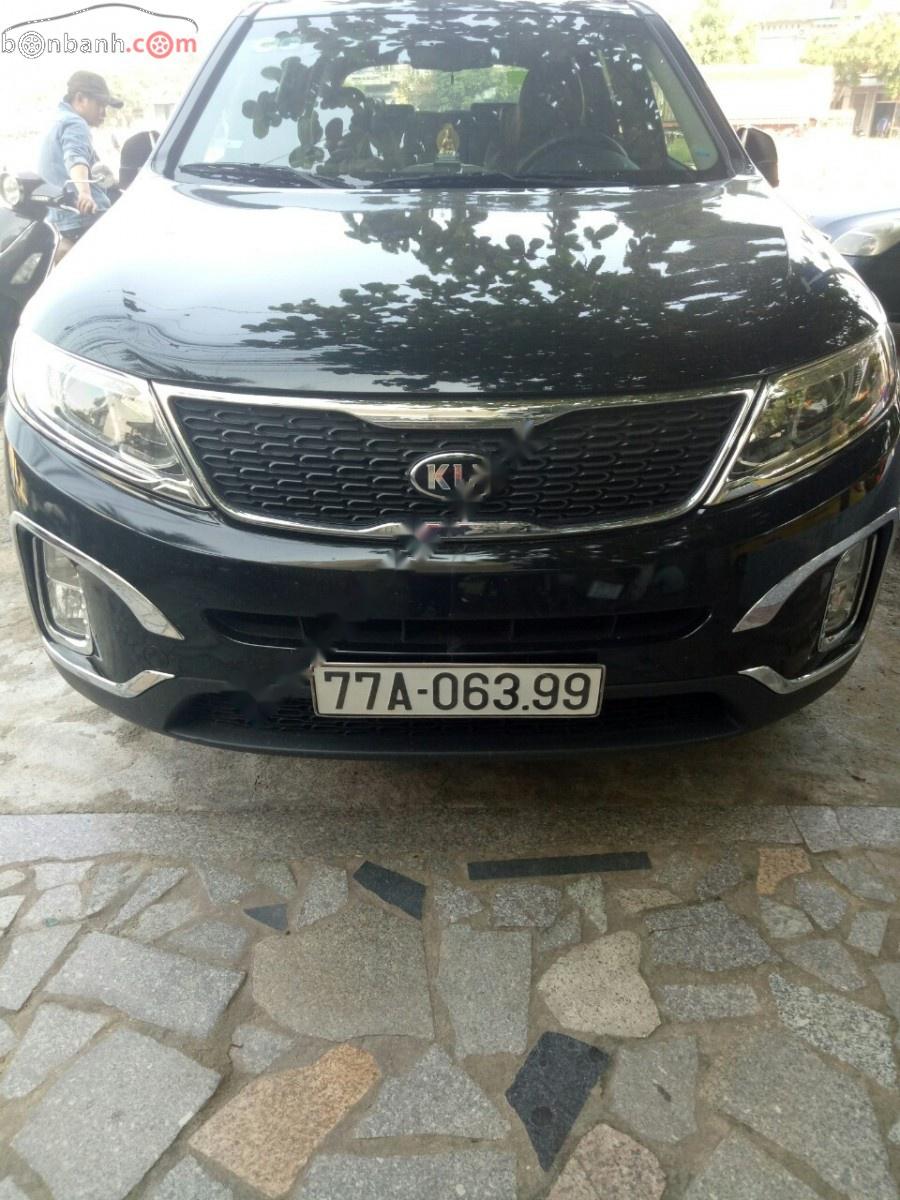 Kia Sorento GAT 2016 - Bán xe Kia Sorento GAT năm 2016, màu đen xe gia đình 
