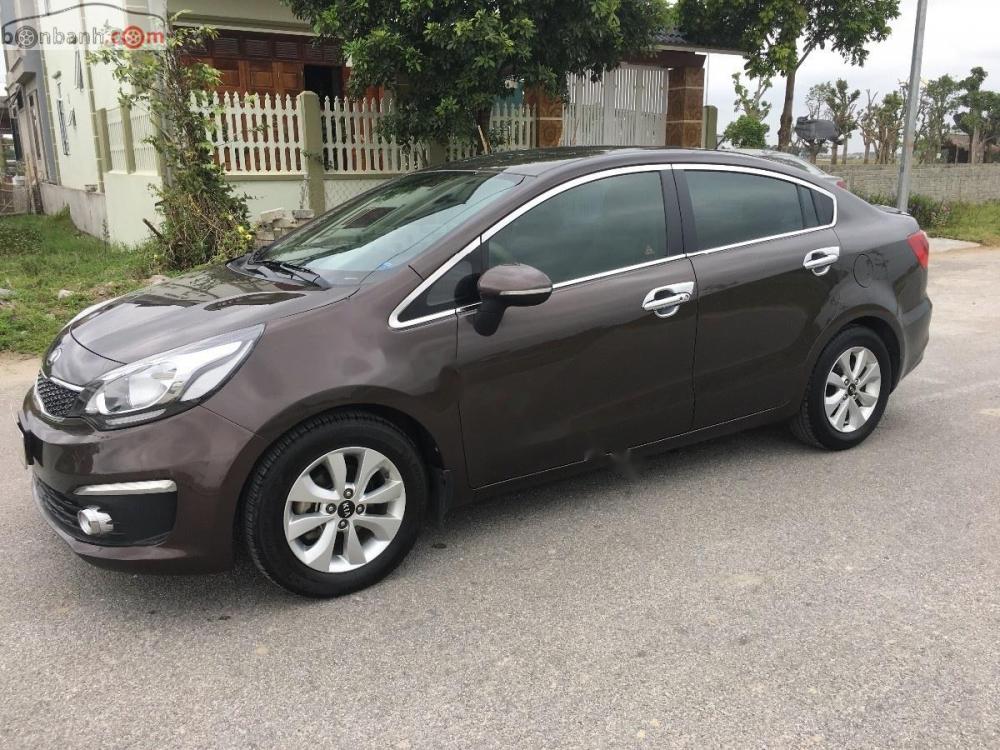 Kia Rio 2015 - Bán xe Kia Rio 2015, màu nâu, xe nhập số tự động