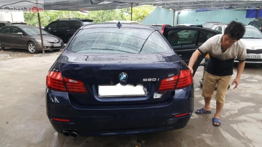 BMW 5 Series 520i 2014 - Cần bán xe BMW 5 Series 520i 2014, màu xanh lam, xe nhập