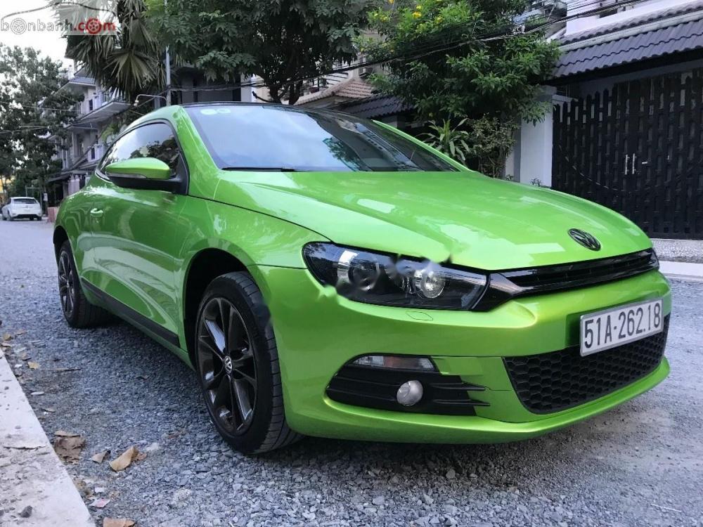 Volkswagen Scirocco 2.0 AT 2010 - Cần bán xe Volkswagen Scirocco 2.0 AT năm 2010, màu xanh lục, xe nhập số tự động, giá tốt