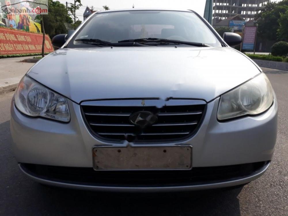 Hyundai Elantra 1.6 MT 2008 - Xe Hyundai Elantra 1.6 MT năm sản xuất 2008, màu bạc 