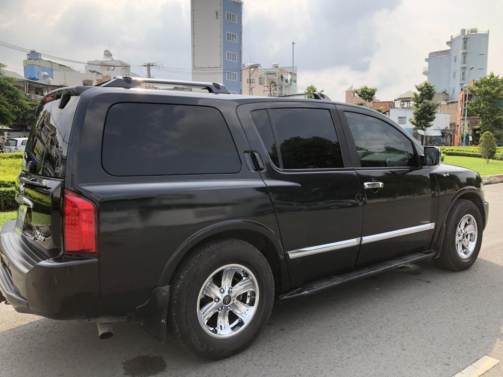 Infiniti QX56 2008 - Infiniti QX56 nhập mỹ 2008 màu đen 8 chỗ, hàng full đủ đồ chơi hai cầu nâng hạ