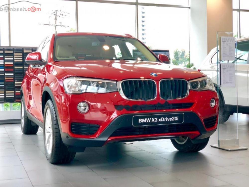 BMW X3 xDrive20i 2017 - Cần bán xe BMW X3 xDrive20i năm 2017, màu đỏ 