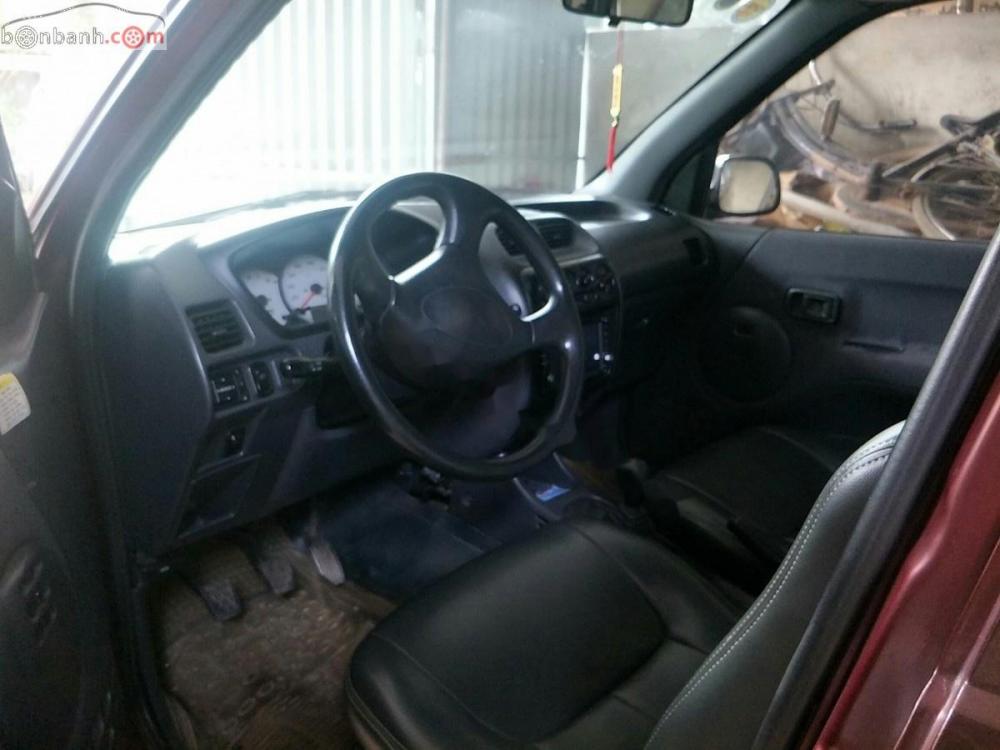 Daihatsu Terios 1.3 4x4 MT 2005 - Cần bán xe Daihatsu Terios 1.3 4x4 MT đời 2005, màu đỏ số sàn