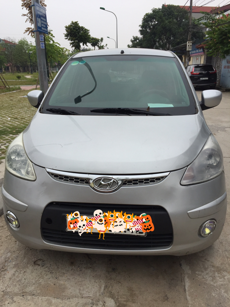 Hyundai i10 2008 - Cần bán Hyundai i10 đời 2009, màu bạc, nhập khẩu