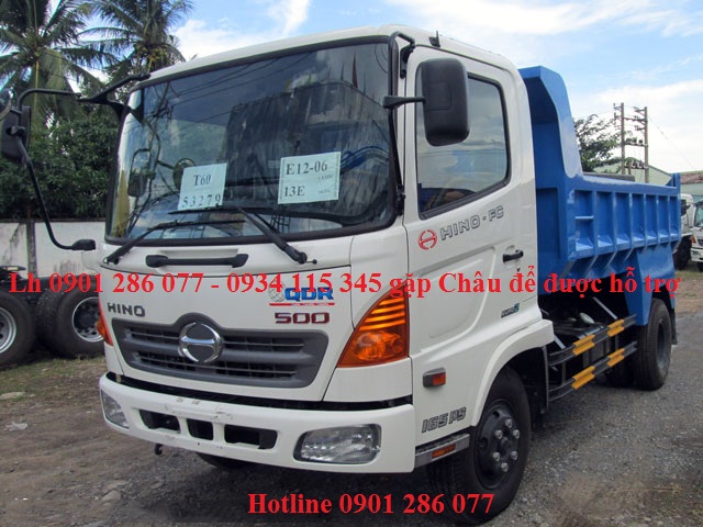 Hino FC 2018 - Xe ben Hino 6 tấn FC, bền bỉ, mạnh mẽ, giá cạnh tranh, hỗ trợ trả góp, lãi suất cực thấp