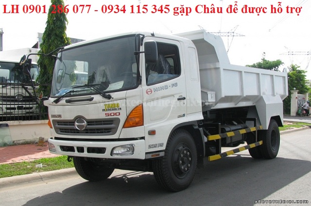 Hino FC 2018 - Xe ben Hino 6 tấn FC, bền bỉ, mạnh mẽ, giá cạnh tranh, hỗ trợ trả góp, lãi suất cực thấp