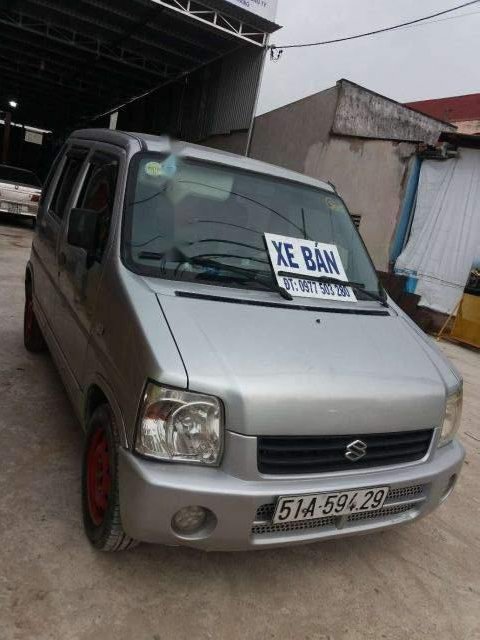 Suzuki Wagon R 2005 - Cần bán gấp Suzuki Wagon R sản xuất năm 2005, màu bạc, giá chỉ 112 triệu