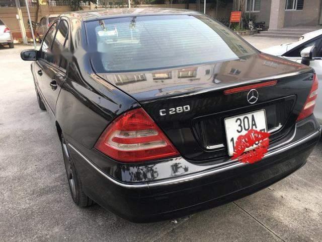 Mercedes-Benz C class  C280 2005 - Bán xe cũ Mercedes C280 sản xuất 2005, màu đen