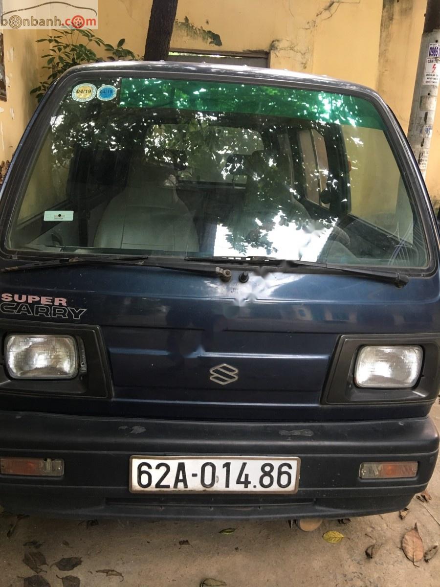 Suzuki Super Carry Van Window Van 1998 - Cần bán Suzuki Super Carry Van Window Van 1998, màu xanh lam xe gia đình