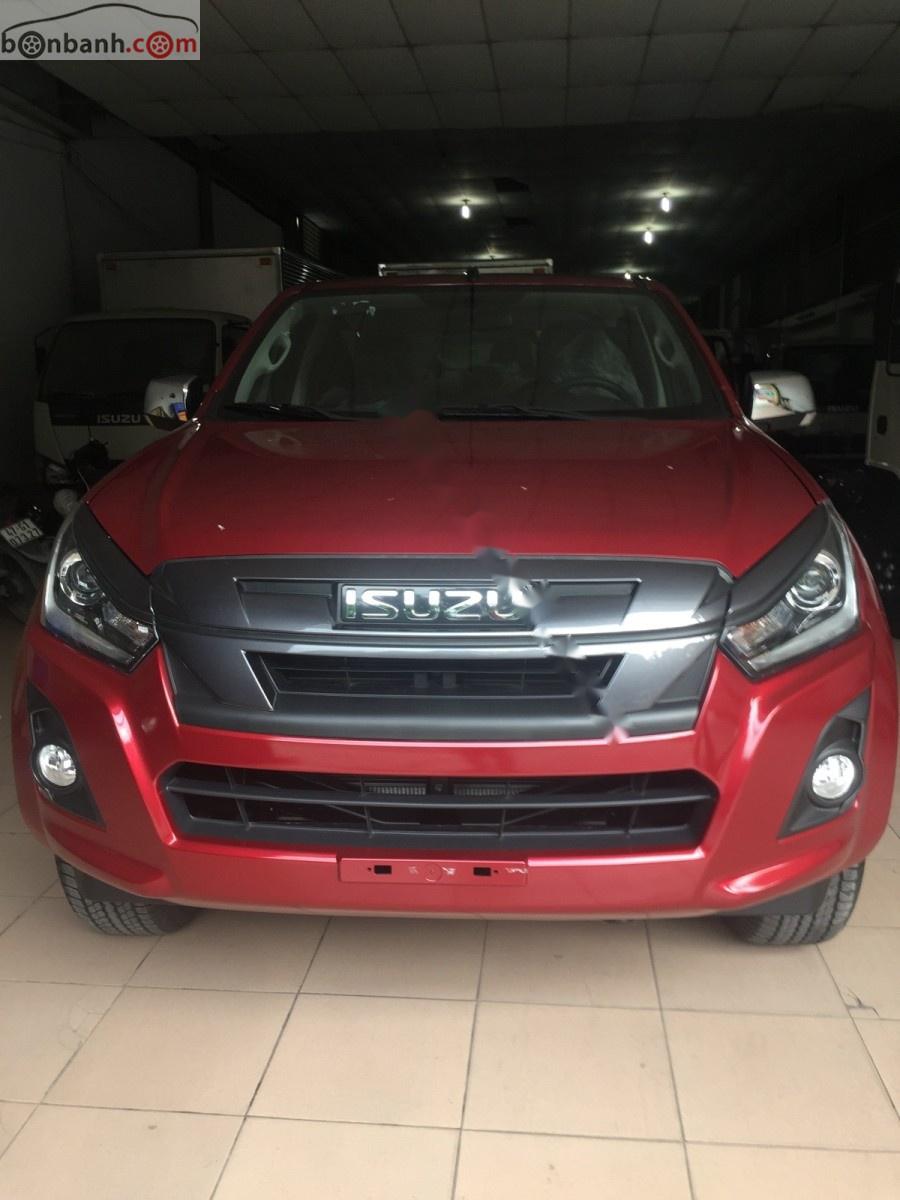 Isuzu Dmax LS Prestige 1.9L 4x2 AT 2018 - Bán ô tô Isuzu Dmax LS Prestige 1.9L 4x2 AT đời 2018, màu đỏ, xe nhập