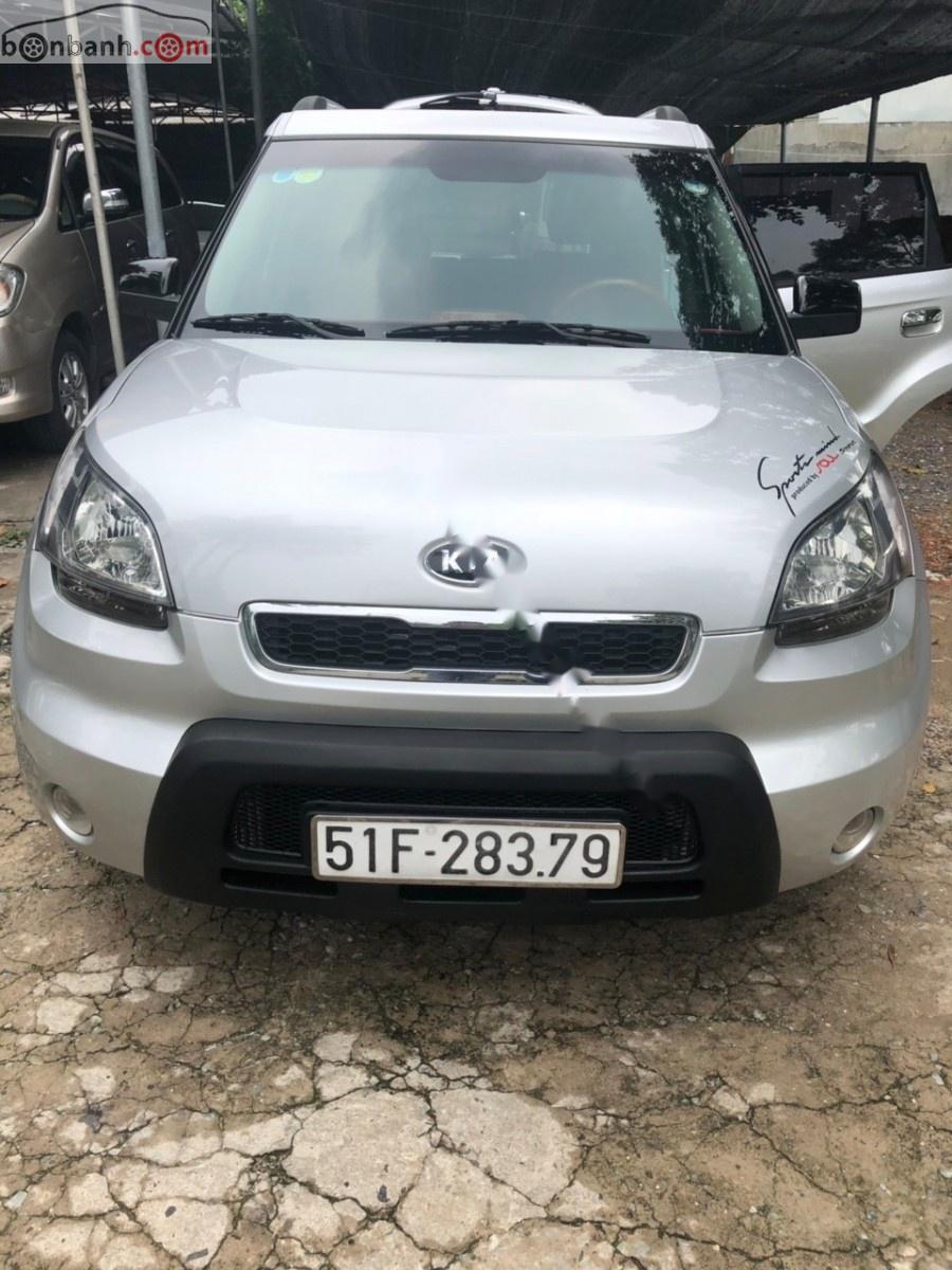 Kia Soul 4U 1.6 AT 2008 - Xe Kia Soul 4U 1.6 AT sản xuất 2008, màu bạc, nhập khẩu 