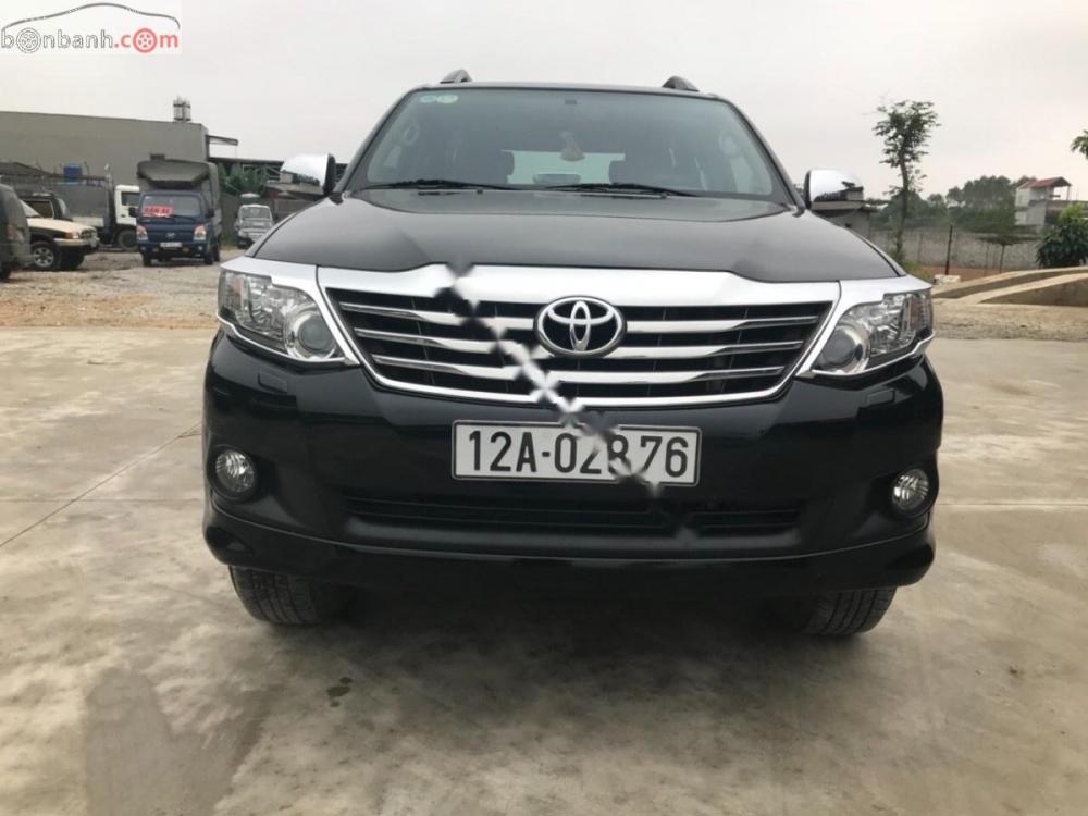 Toyota Fortuner V 2013 - Bán Toyota Fortuner V đời 2013, màu đen 