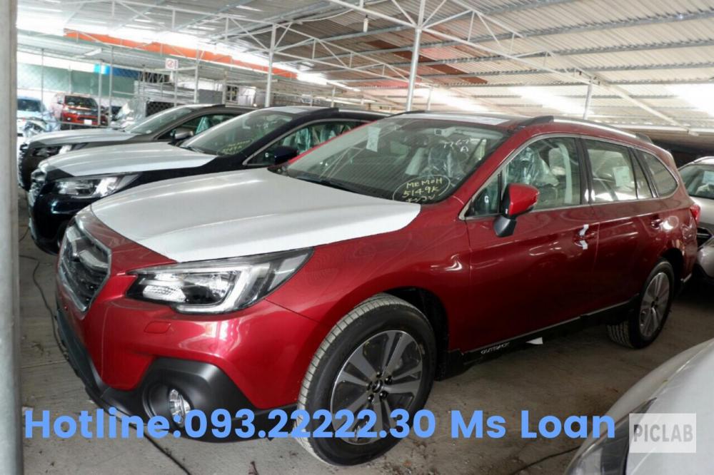 Subaru Outback 2.5 2018 - Bán nhanh Subaru Outback 2018 Eyesight màu đỏ đô, gồm nhiều quà tặng hấp dẫn, gọi 093.22222.30 Ms Loan