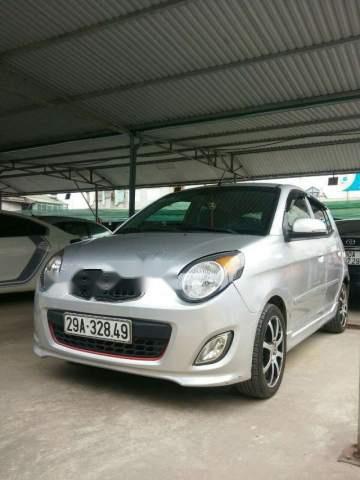 Kia Morning  MT 2012 - Cần bán Kia Morning MT đời 2012, màu bạc, xe đẹp