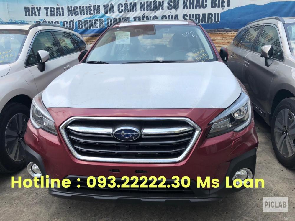 Subaru Outback 2.5 2018 - Bán nhanh Subaru Outback 2018 Eyesight màu đỏ đô, gồm nhiều quà tặng hấp dẫn, gọi 093.22222.30 Ms Loan