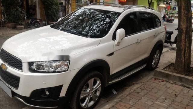 Chevrolet Captiva   LTZ   2015 - Bán Chevrolet Captiva LTZ 2015 màu trắng, tự động cực đẹp