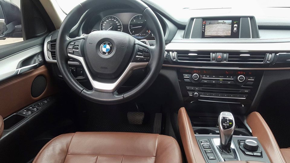 BMW X6 xDrive30d 3.0 AT 2015 - Xây nhà bán BMW X6 2015, đăng ký 2016, máy dầu, màu xám cà phê