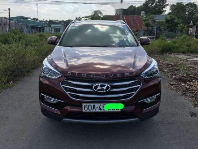 Hyundai Santa Fe 2018 - Bán Hyundai Santa Fe 2018, màu đỏ xe gia đình