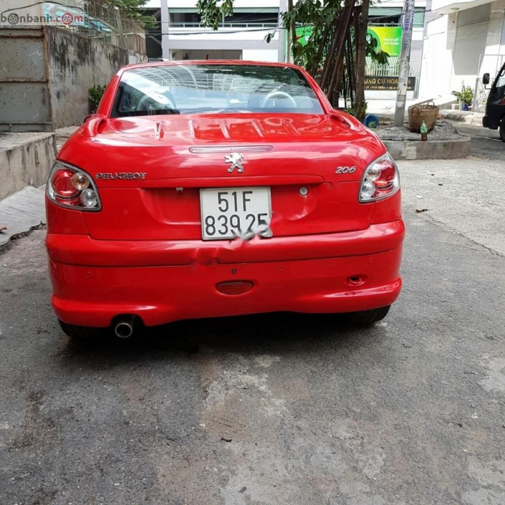 Peugeot 206   2006 - Bán Peugeot 206 đời 2006, màu đỏ, xe nhập xe gia đình