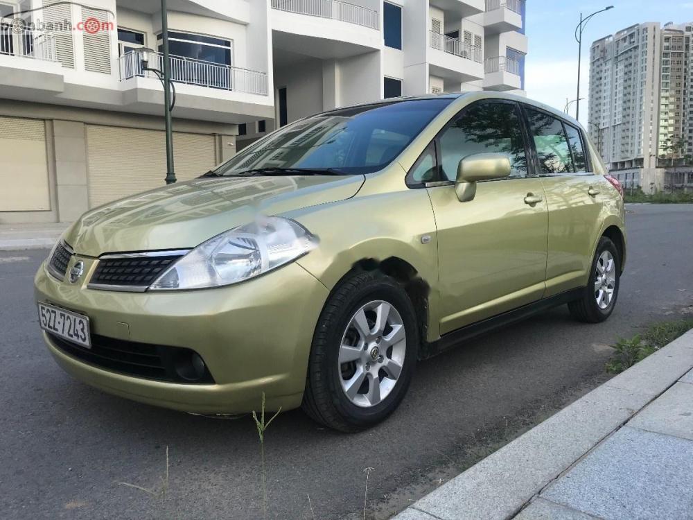 Nissan Tiida 1.6 AT 2006 - Bán Nissan Tiida 1.6 AT 2006, màu xanh lam, nhập khẩu  