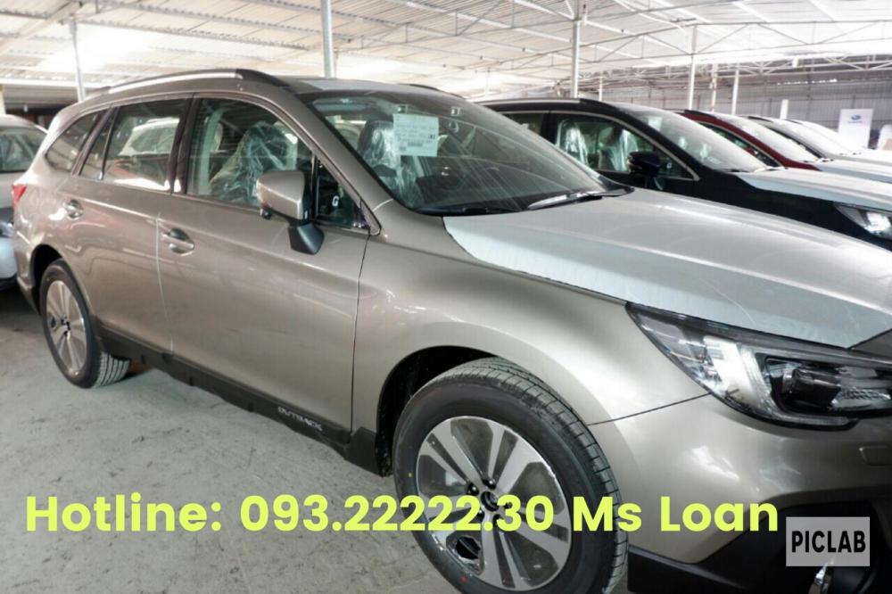 Subaru Outback 2.5 2018 - Lô hàng 2018 Subaru Outback Eyesight màu vàng cát, khuyến mãi lớn nhất trong năm gọi 093.22222.30 Ms Loan