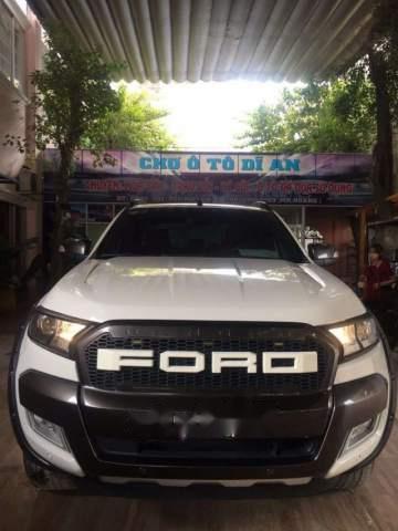 Ford Ranger Wildtrack 3.2   2015 - Bán Ford Ranger Wildtrack 3.2 2015, màu trắng