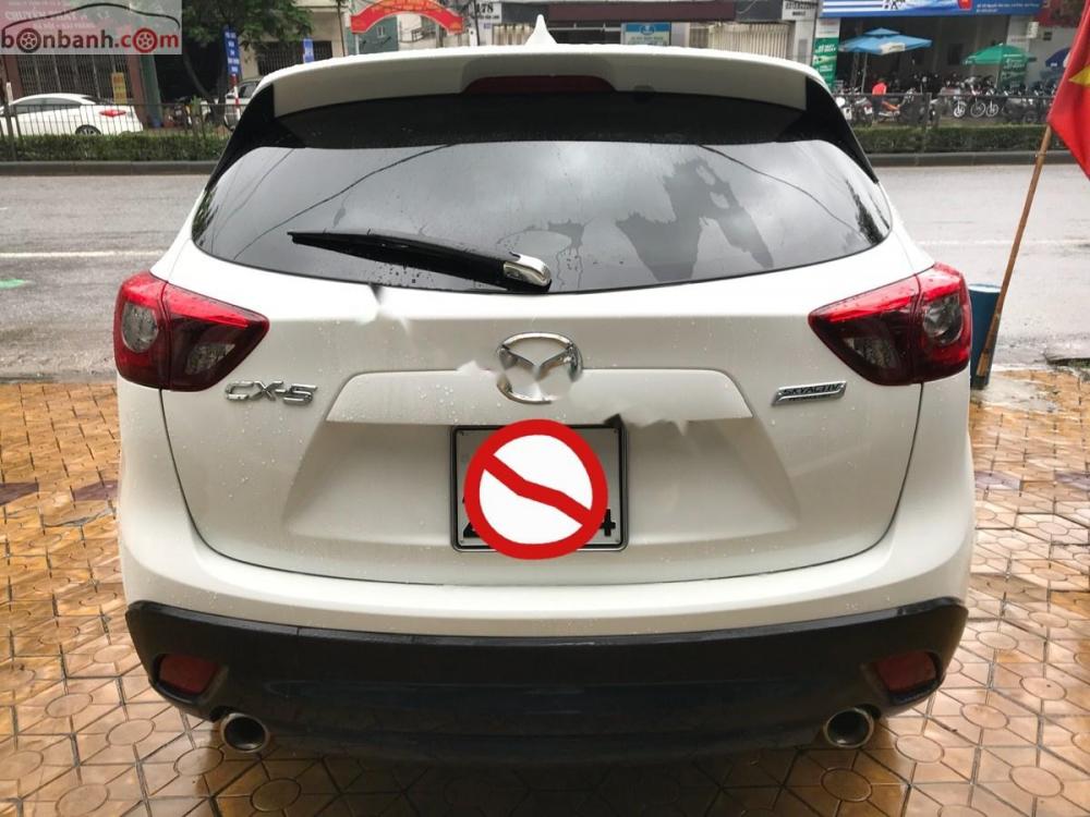 Mazda CX 5 2.5AT 2WD 2017 - Bán xe CX5 2.5 1 cầu màu trắng, bản Facelift model 2017, đăng ký chính chủ tư nhân sử dụng từ mới