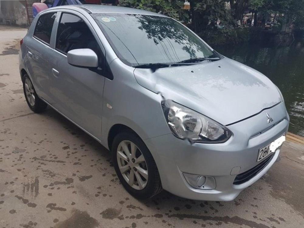 Mitsubishi Mirage 1.2 MT 2015 - Cần bán Mitsubishi Mirage đời 2015, số sàn, màu bạc