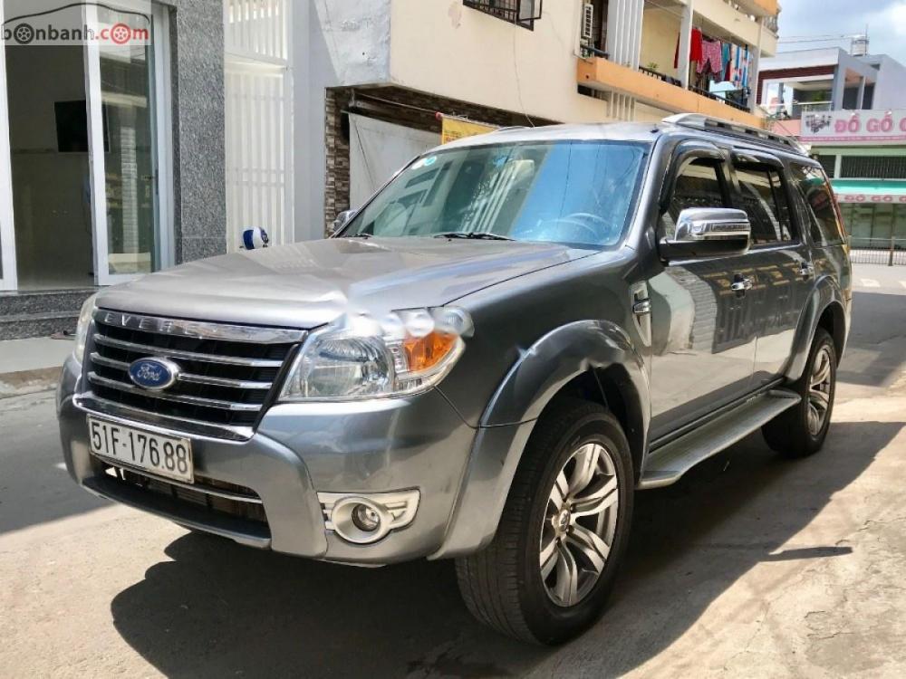 Ford Everest 2.5L 4x2 AT 2009 - Cần bán xe Ford Everest 2.5L 4x2 AT năm 2009, màu xám