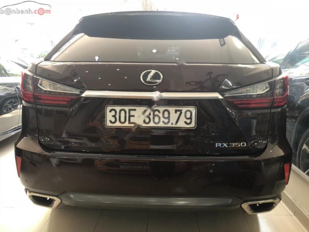 Lexus RX 350 AWD 2016 - Bán Lexus RX 350 AWD sản xuất 2016, màu nâu, nhập khẩu