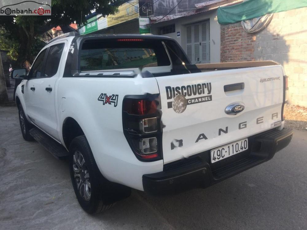 Ford Ranger Wildtrak 3.2L 4x4 AT 2016 - Bán Ford Ranger Wildtrak 3.2L 4x4 AT đời 2016, màu trắng, nhập khẩu  