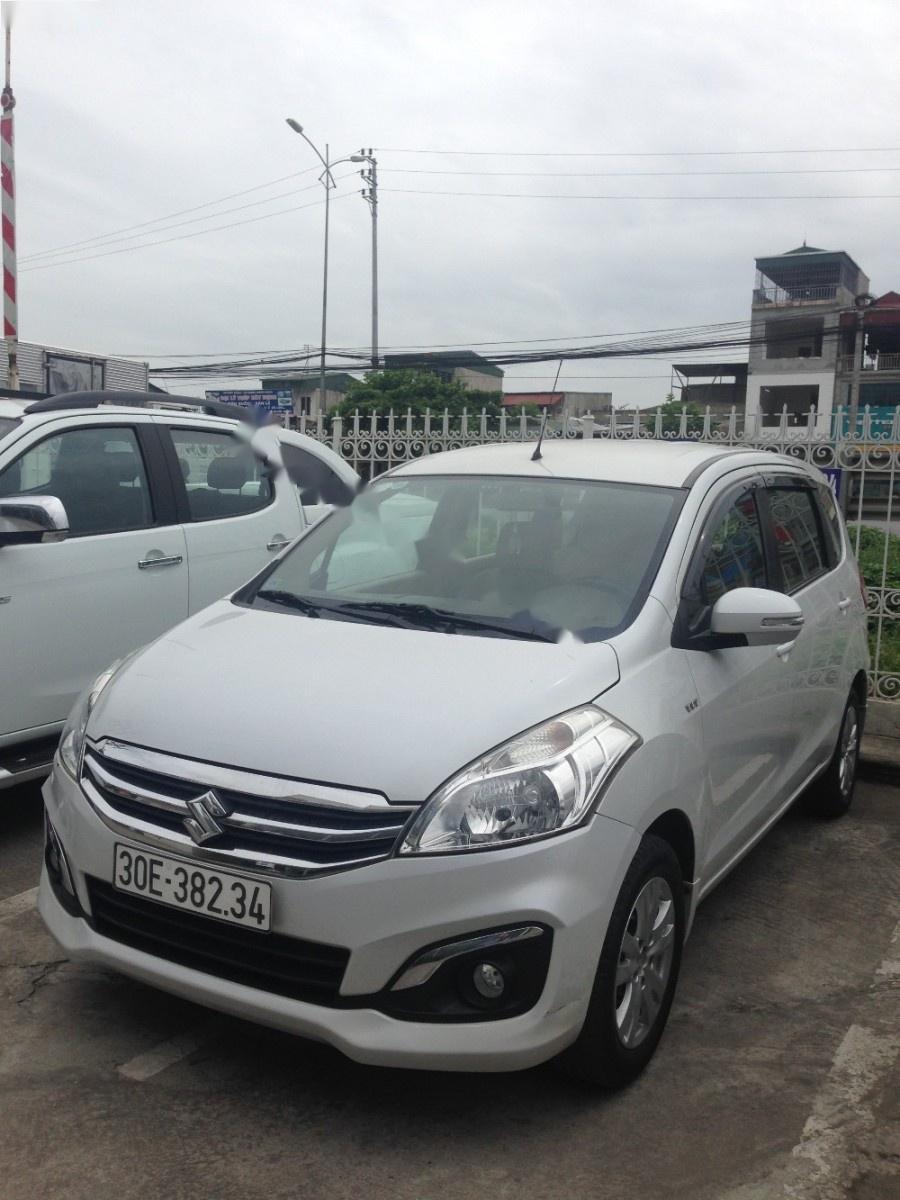 Suzuki Ertiga 1.4 AT 2016 - Bán Suzuki Ertiga 1.4 AT đời 2016, màu trắng, xe nhập  