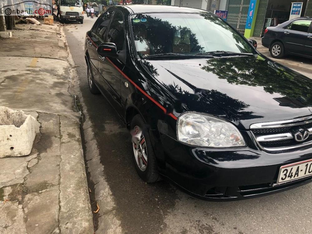 Daewoo Lacetti 1.6 2008 - Cần bán gấp Daewoo Lacetti 1.6 sản xuất 2008, màu đen chính chủ