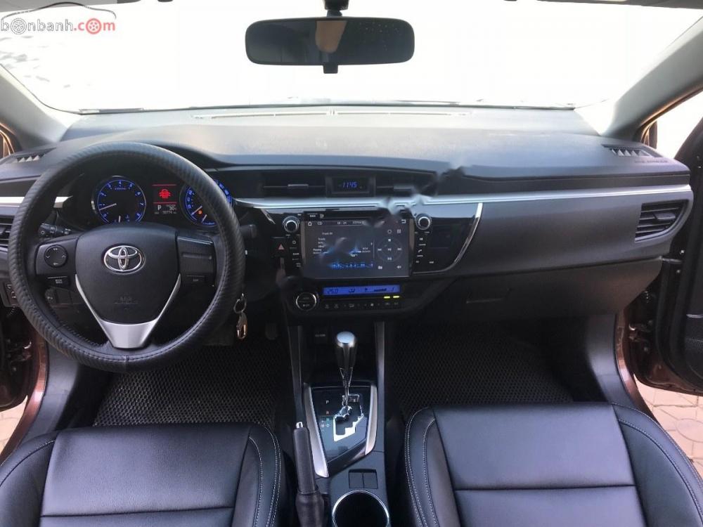 Toyota Corolla altis 1.8G   2015 - Cần bán xe Toyota Corolla altis 1.8G sản xuất năm 2015, màu nâu còn mới giá cạnh tranh