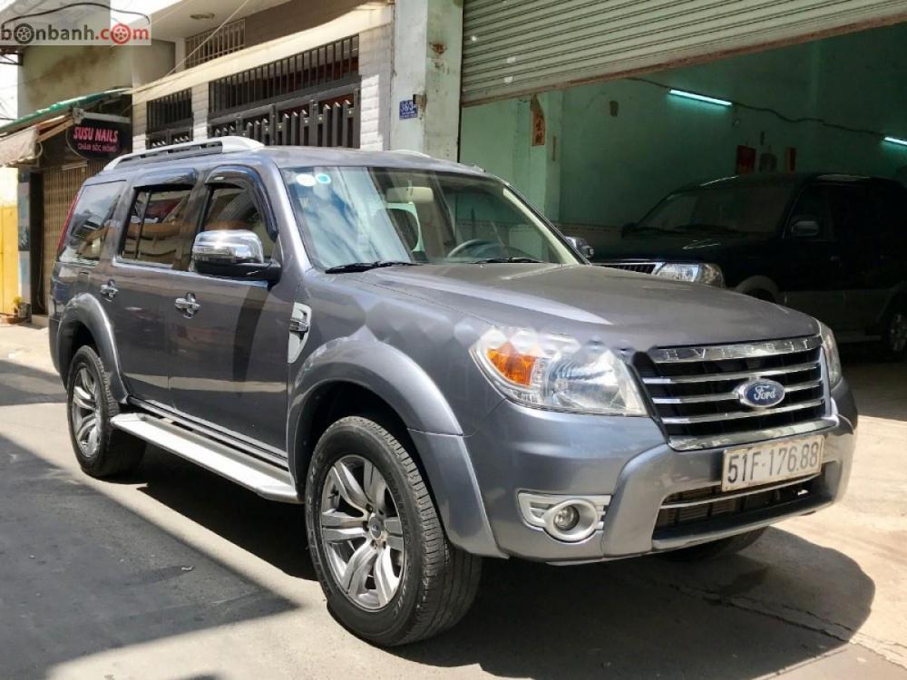 Ford Everest 2.5L 4x2 AT 2009 - Cần bán xe Ford Everest 2.5L 4x2 AT năm 2009, màu xám