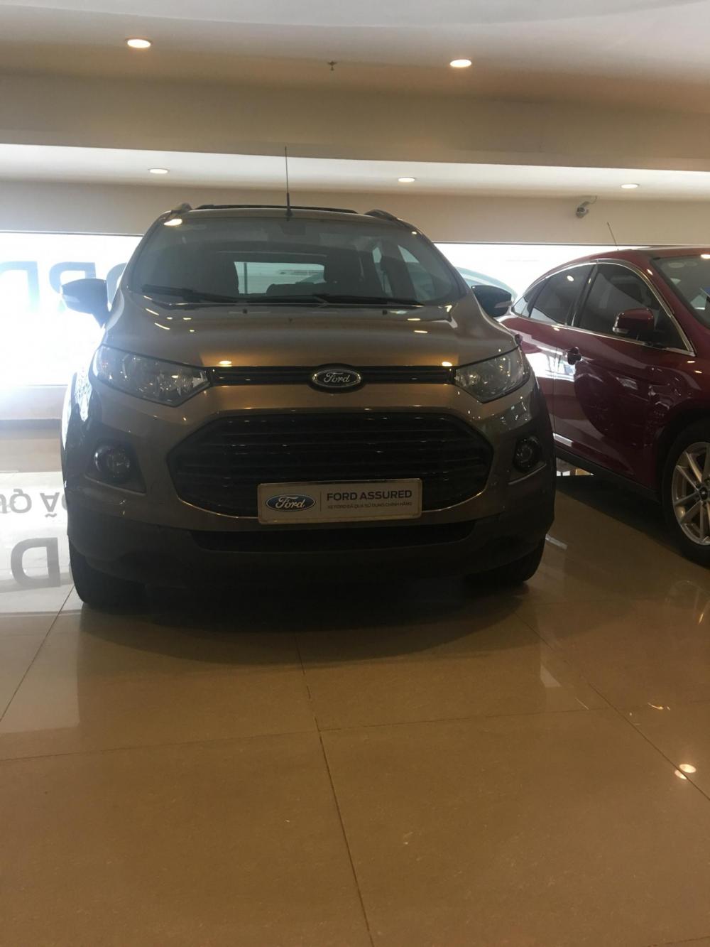 Ford EcoSport 2017 - Bán Ford EcoSport sản xuất 2017 màu nâu, giá chỉ 605 triệu