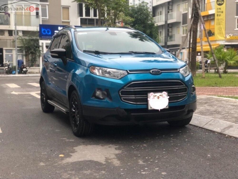 Ford EcoSport Titanium 1.5L AT 2016 - Bán Ford EcoSport Titanium 1.5L AT 2016, màu xanh  