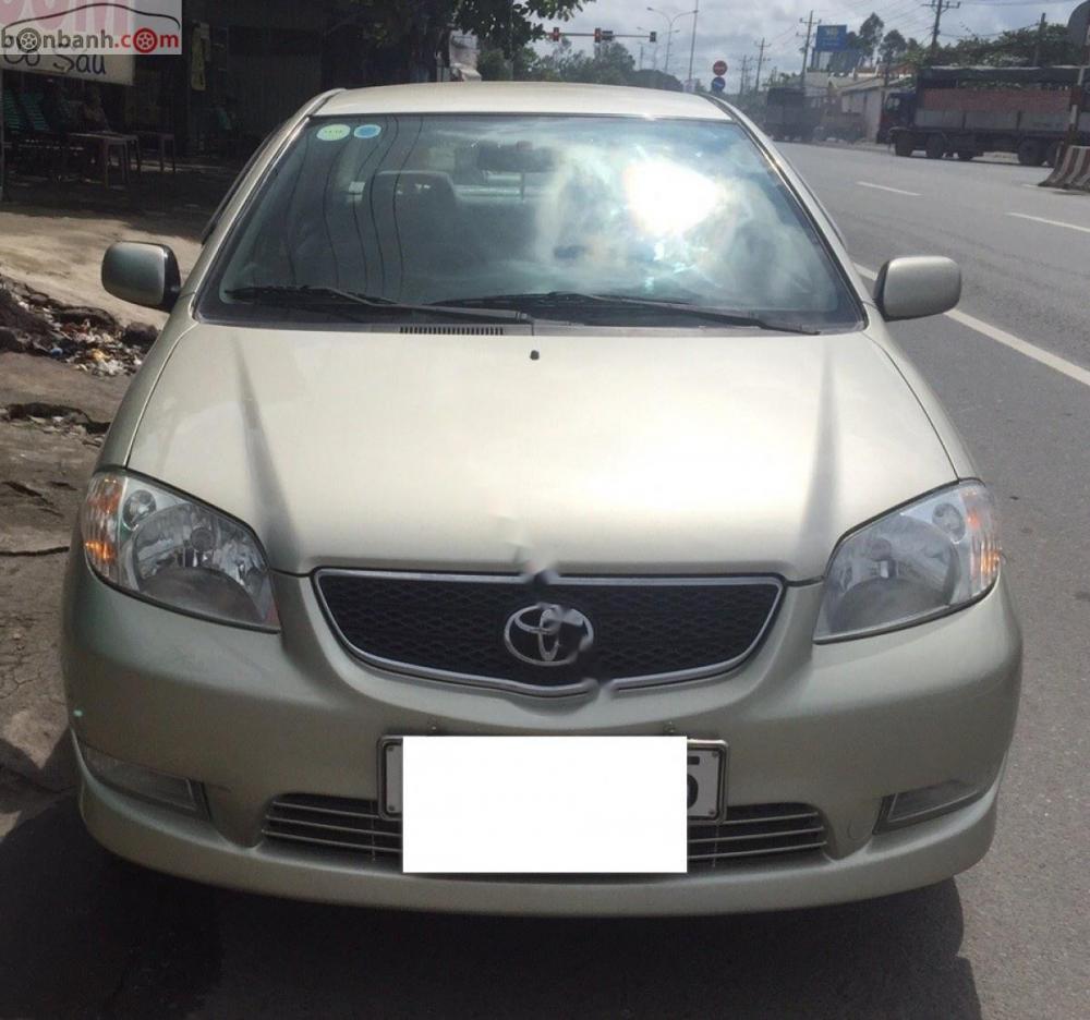 Toyota Vios 2005 - Cần bán gấp Toyota Vios năm sản xuất 2005, màu vàng, 255 triệu