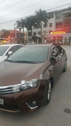 Toyota Corolla altis   2015 - Bán xe Toyota Corolla altis đời 2015, màu nâu, giá cạnh tranh