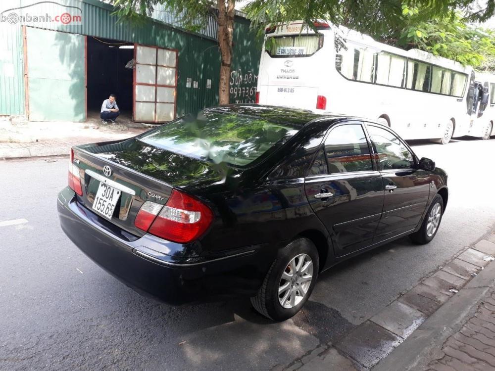 Toyota Camry 2.4 MT 2003 - Cần bán xe Toyota Camry 2.4 MT đời 2003, màu đen  