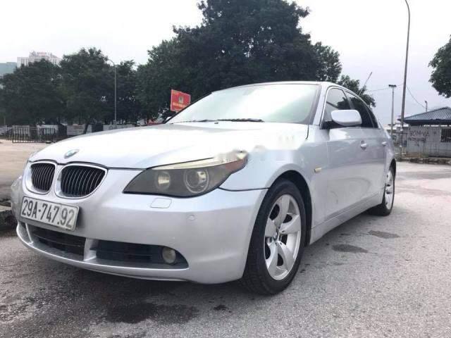 BMW 5 Series 525i 2005 - Bán ô tô BMW 5 Series 525i đời 2005, màu bạc, nhập khẩu